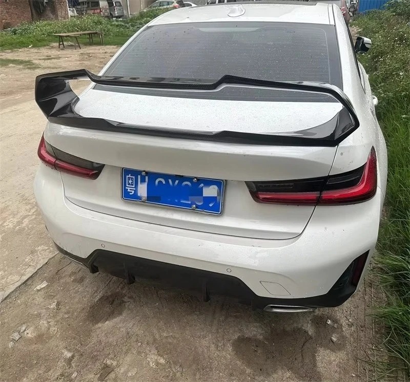20222 G28 G20 325LI Carbon Fiber Rear Spoiler High Wing Suitable for  G8X M3 M4 Spoiler M2 F87 M5 G30 G38